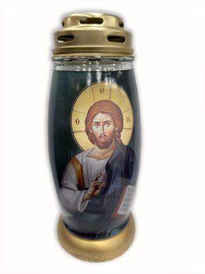 Лампада стекло Иисус 2