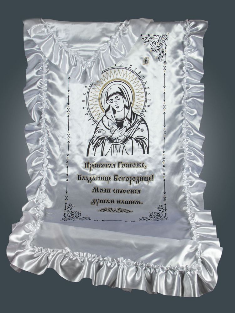 Комплект Богородица атлас-глитер