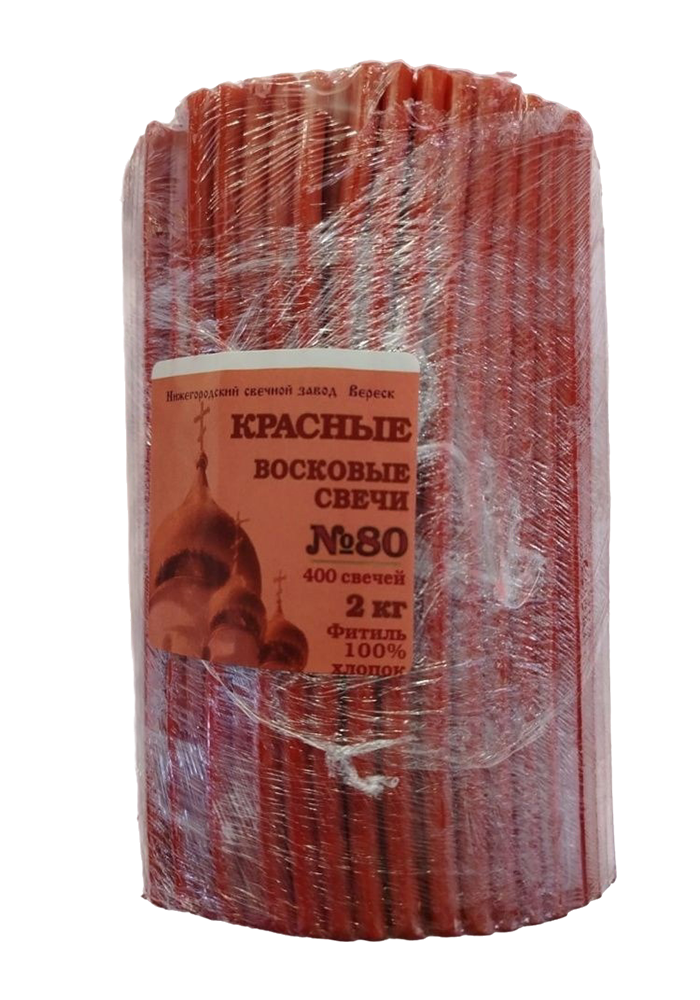 Свеча "Красная" №80