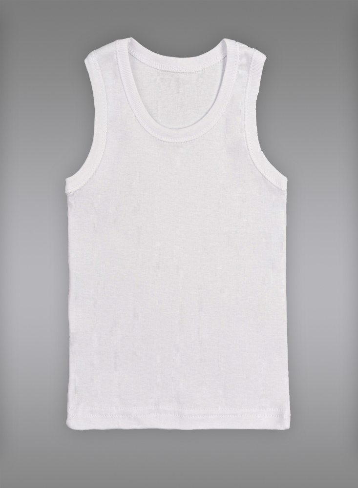 Мужская белая майка р.66