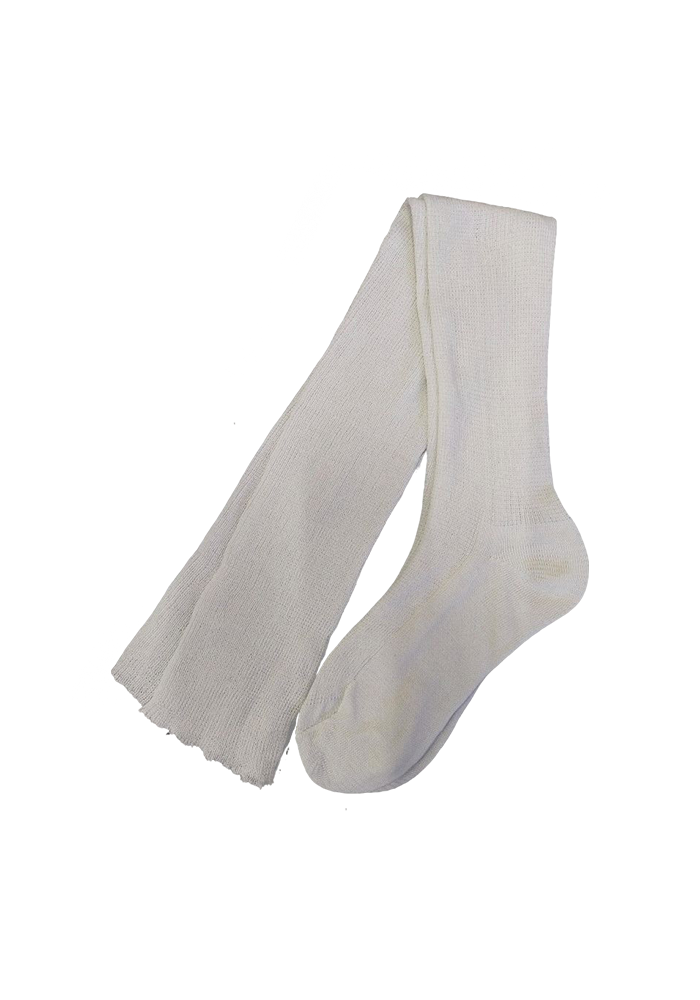 Чулки белые р.25
