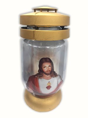 Лампада стекло Иисус 1
