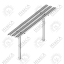 Лавка металлическая (2050)