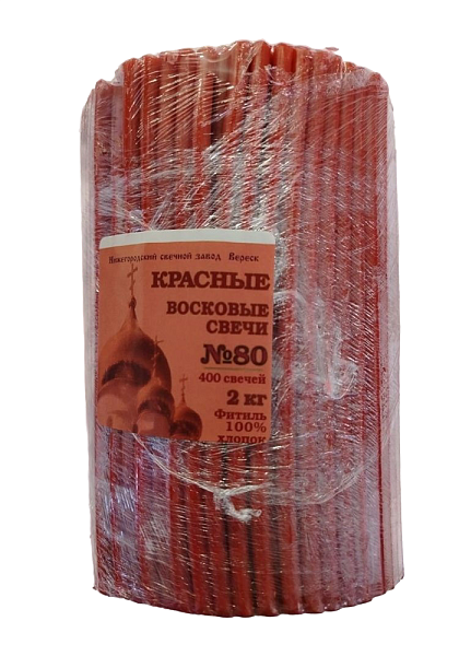 Свеча &amp;quot;Красная&amp;quot; №80