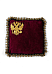 Подушечка орденская из бархата (25х25) герб